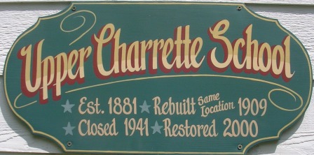 Upper Charrette School Sign